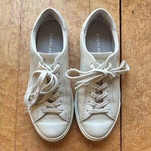 Everlane | White Leather Sneakers | size 6